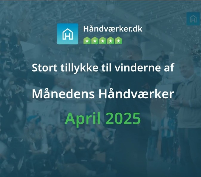 Månedens Håndværker April 2025 - Sjællands bedste tømrer