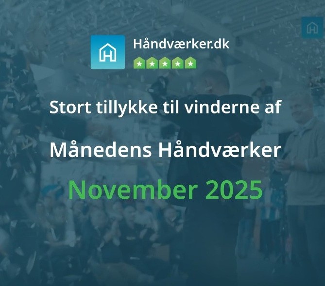 Månedens Håndværker November 2025 - Sjællands bedste tømrer
